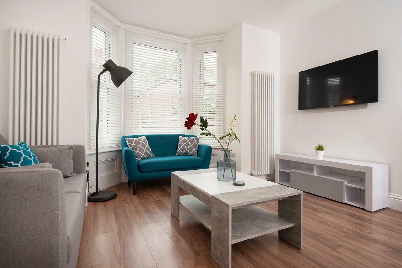 Flat A - Spacious Ground Floor, 1 Bedroom Apartment In Central Southsea, Portsmouth Buitenkant foto