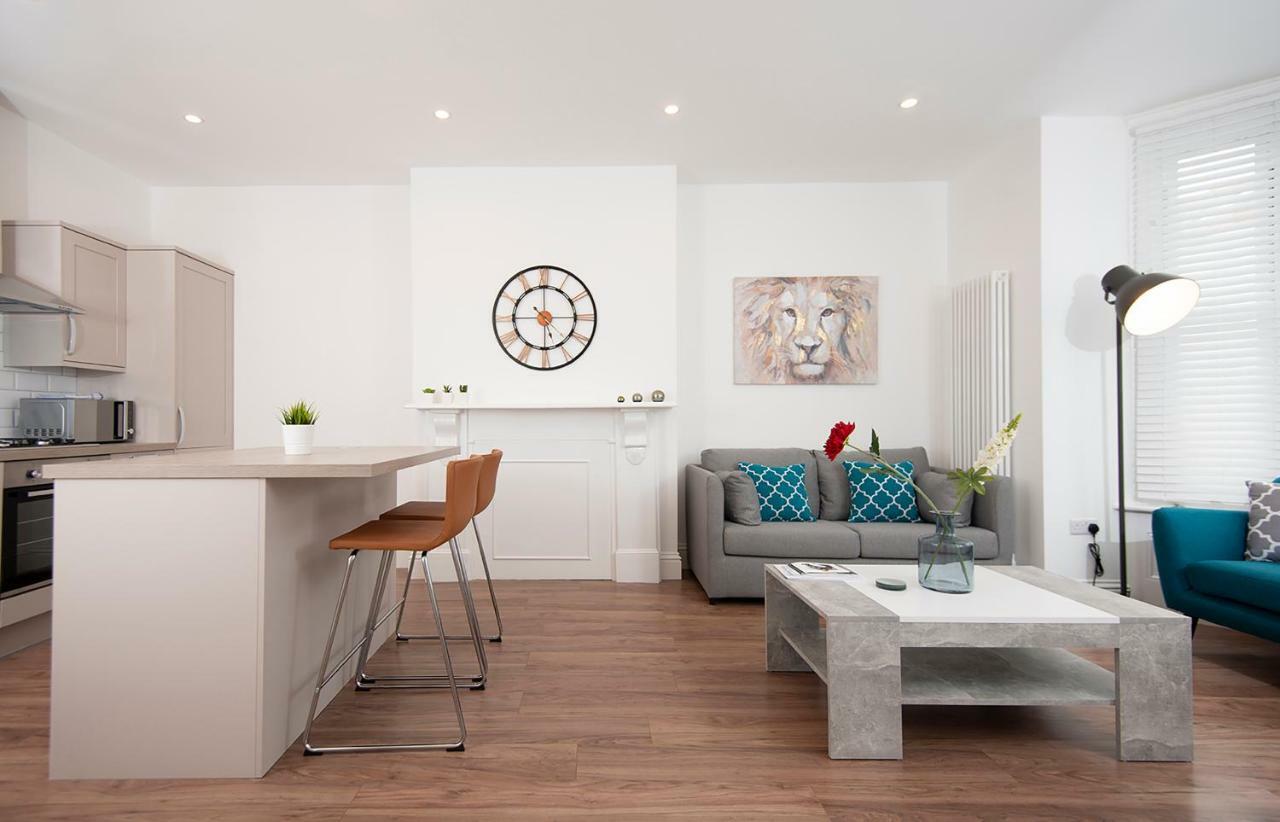 Flat A - Spacious Ground Floor, 1 Bedroom Apartment In Central Southsea, Portsmouth Buitenkant foto